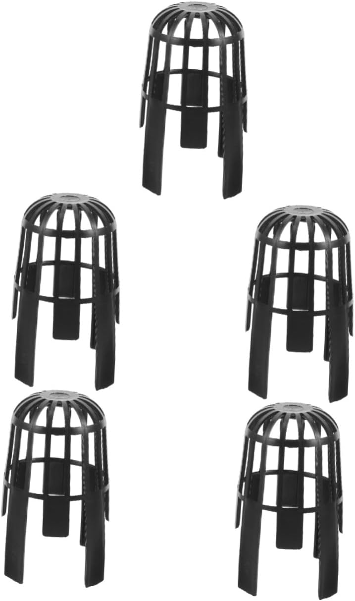 Balacoo 5pcs Gutter Downspout Screen Guard Rain Gutter Filter to Prevent Leaves and Debris Clogging Mesh Design for Drainage System