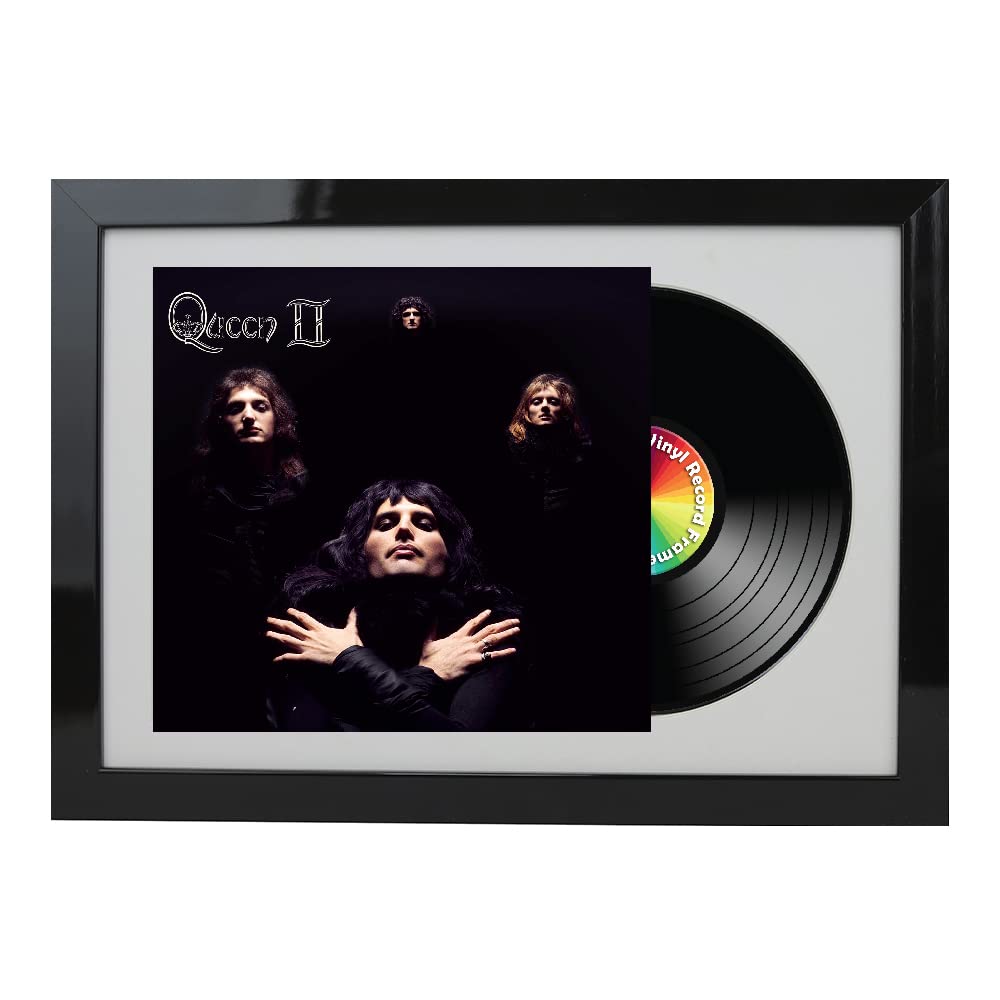 12" Vinyl LP Record and Album Cover Black Frame Memorabilia Wall Art Display