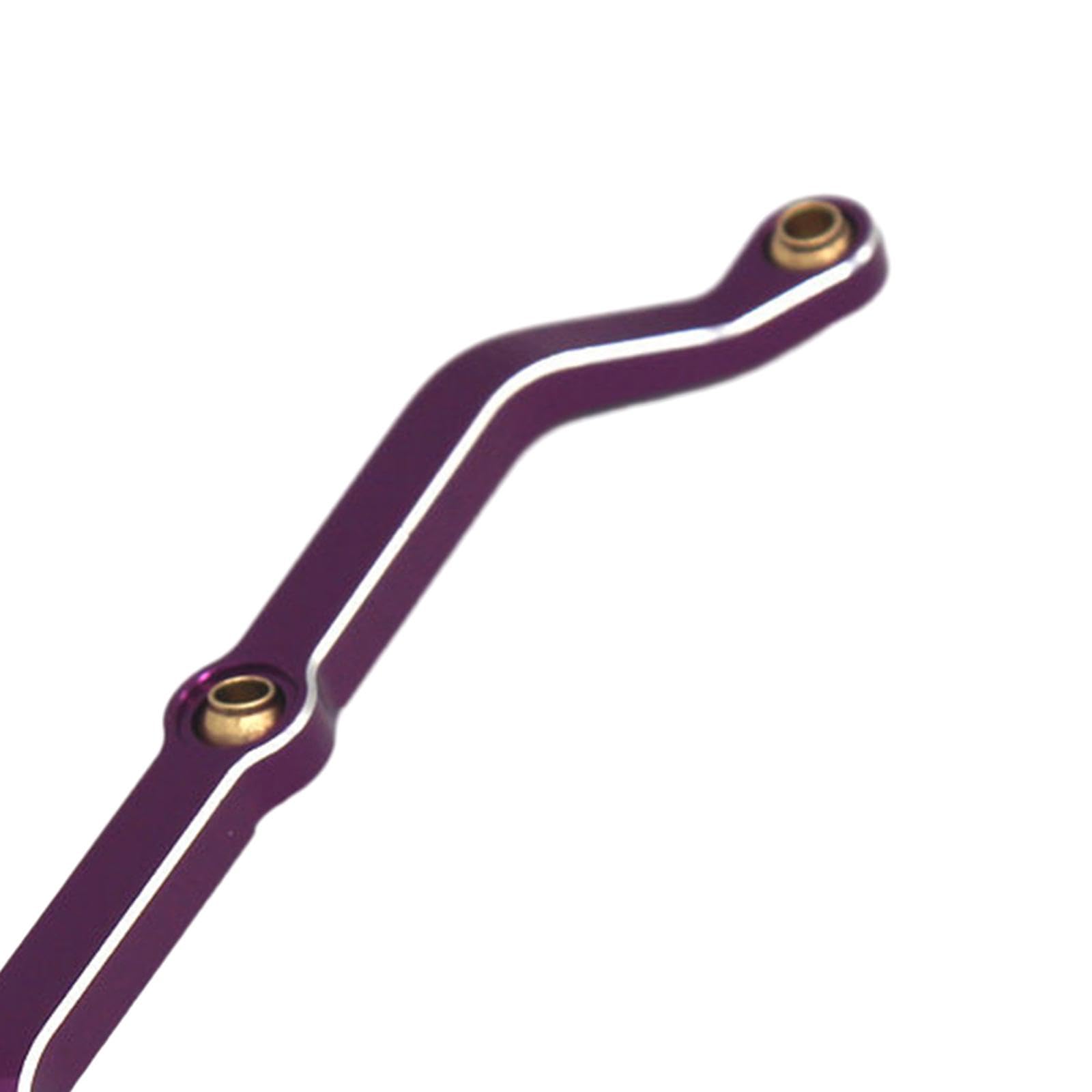 Garende 1:18 RC Car Steering Linkage Pull Rod for C8801 AX-8560 Model Parts, Violet