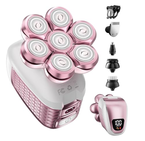 Wyklaus Women's Total Body Groomer: Waterproof Wet/Dry Shaver & Trimmer for Legs, Underarms, and Face