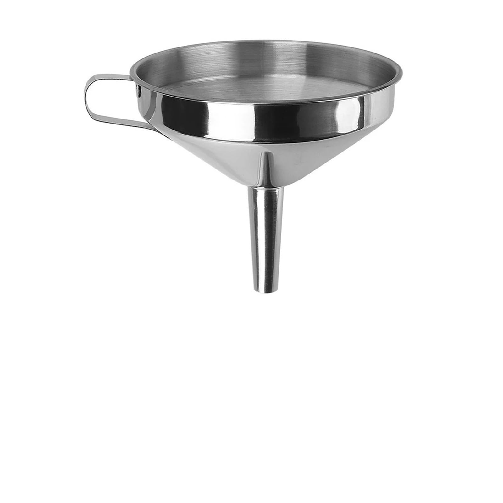 Embudo de Frasco Aceite Cerveza Vino Barra Acero Inoxidable con Filtro Desmontable Accesorio Cocina(L14 CM)