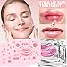 30 Pairs Eye Masks & Lip Masks,Under Eye Patches for Puffy Eyes,Pink Moisturizing Spa Daily Labial Lip Masks,Bachelorette Party Favors,Hangover Kit,Bulk Gifts for Women,Reduce Fine Lines,Skincare