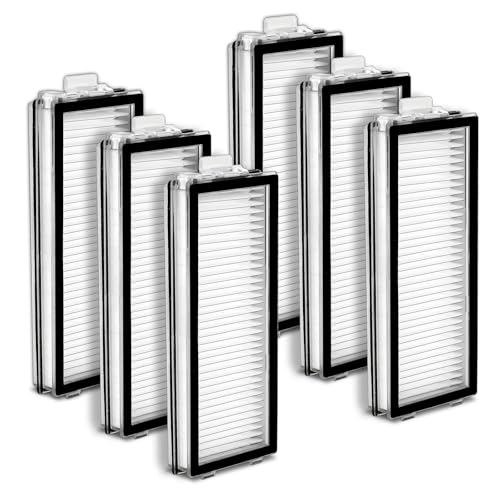 Image of (6 Pack) Qrevo Master HEPA Filters Compatible with Roborock Qrevo Master /Qrevo Slim Robot Vacuum, Canister Filters, Upright Filters, Vacuum Filter, Filters Accessories Kit, Replacement Parts