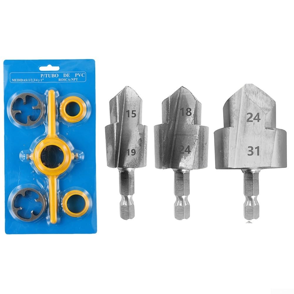 Yhenlovtt PPR Riser - Set Di Punte Per Trapano A Gradino Con