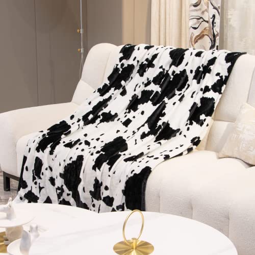Image of Twin Size Blanket for Couch Bed, Soft Cozy Warm Twin Fleece Blanket for Adults, Cute Home Room Decor, 60x80Inches