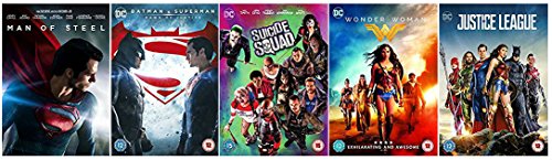 DC Extended Universe Movie Collection - Man of Steel / Batman V Superman: Dawn of Justice / Suicide Squad / Wonder Woman / Justice League