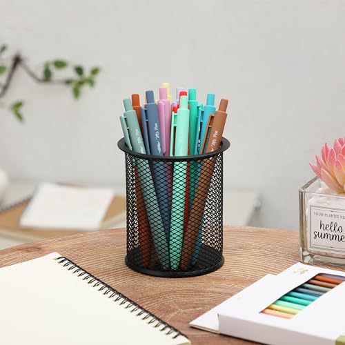 Image of Mr. Pen- Retractable Gel Pens, 12 Pack, Assorted Color Ink | Fine Point 0.7mm, Fast Dry, Smooth Writing, Cute Pens for Drawing, Writing Planner and School Supplies