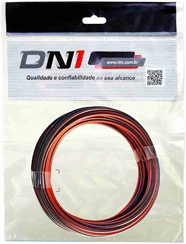 DNI P2X16BIC-15 Cabo Paralelo para Som Flexível, Bicolor, 2 x 16 mm² x 15 m