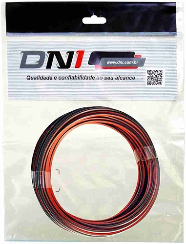 DNI P2X16BIC-15 Cabo Paralelo para Som Flexível, Bicolor, 2 x 16 mm² x 15 m