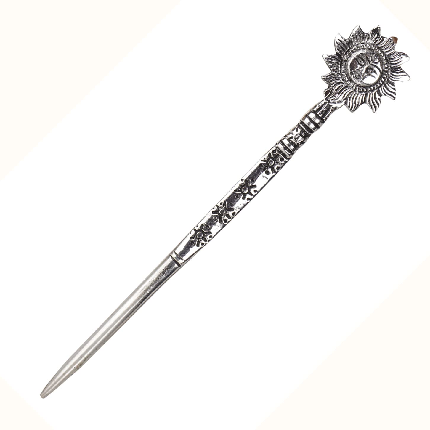 Metal Handicrafted Oxidised Sun Pattern Juda Hair Styling Bun Hair Clip Stick For Womens 1 Peice Hair Pin (B0BY4L9DMC) Amazon Price History, Amazon Price Tracker