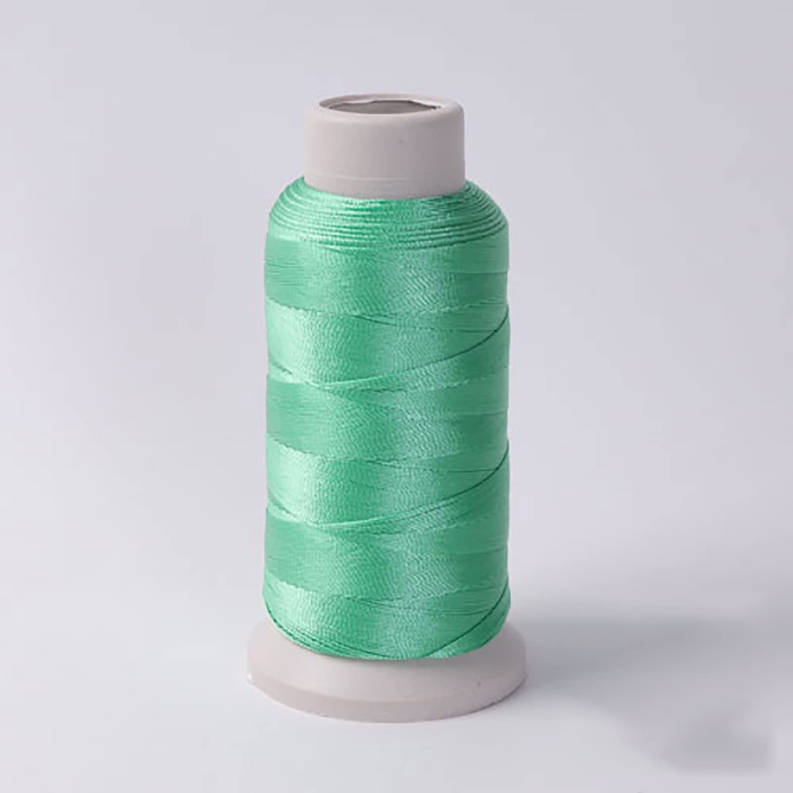 Cordón de hilo de nylon resistente para crear pulseras y nudos chinos en verde claro