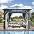 COVERONICS 10FT x 10FT Patio Polycarbonate Hardtop Gazebo with Steel Frame - Outdoor Translucent Roof Gazebo with Breathable Netting & Shaded Curtains for Porch, Lawn, Garden, Backyard, Poolside