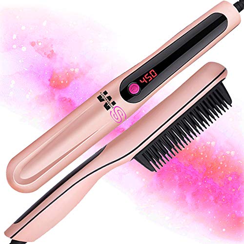 Peine alisador de cabello cerámico iónico SM LITERS BEAUTY miniatura 1