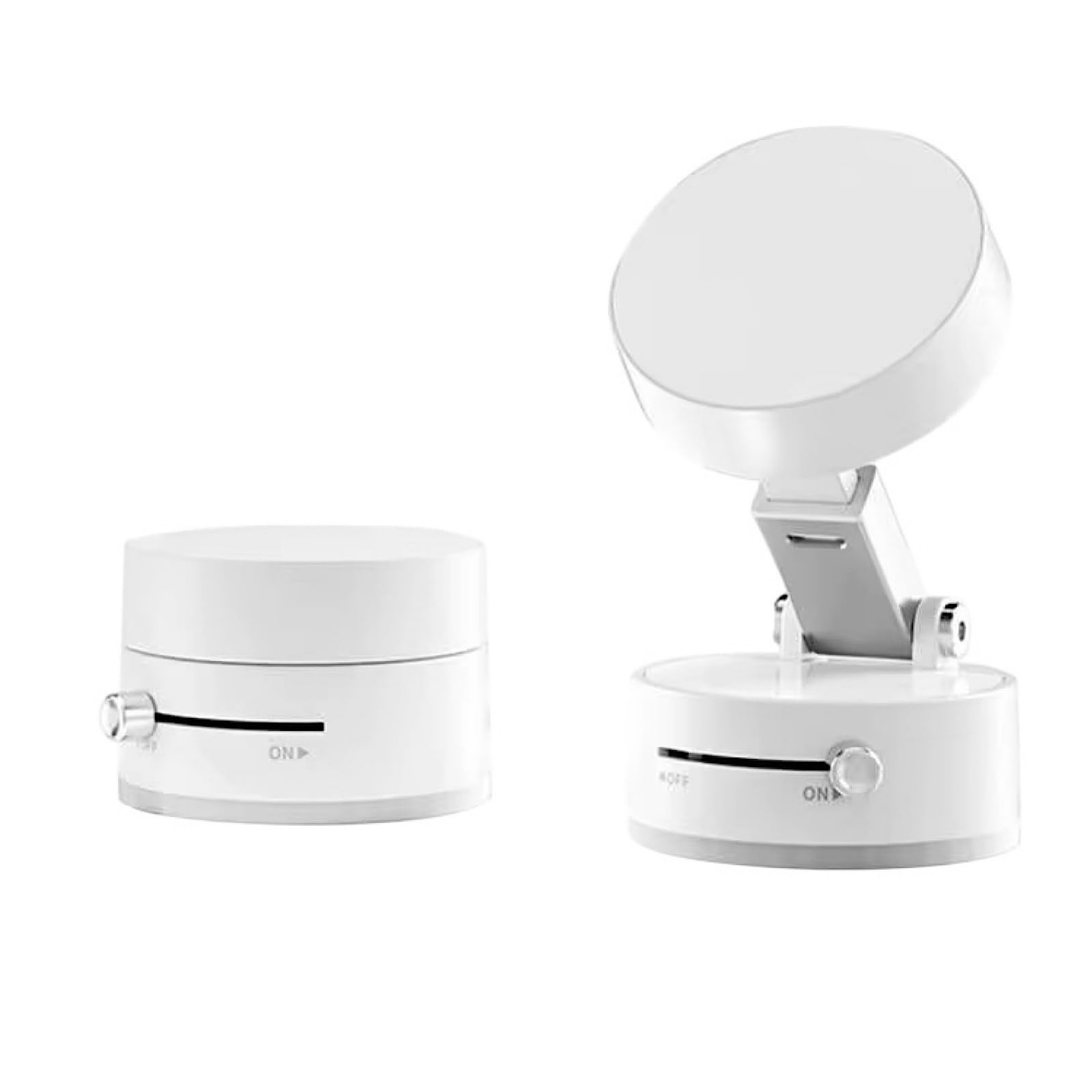 Soporte ajustable para teléfono con interruptor de encendido/apagado, rotación de 360°, plegable y portátil con soporte multiusos para teléfono, para coche, hogar, oficina, disponible en negro,