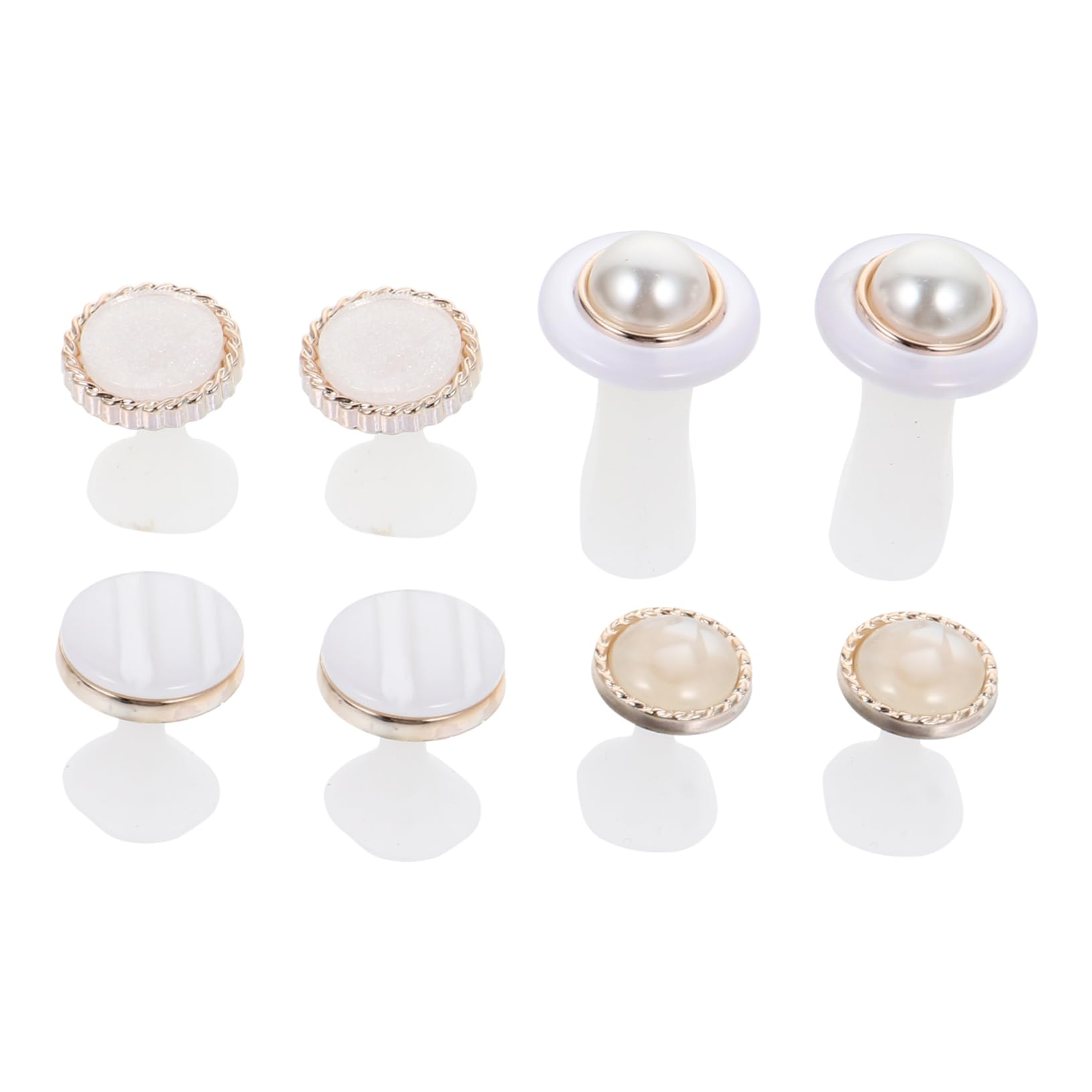 TOVINANNA 8Pcs Silicone Nail Art Toe Separators Comfortable Toe Spacers for Professional Pedicure Manicure Non Deforming Design for Home Salon Use