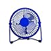 ZXGQF Mini Ventilatore da Tavolo USB,Ventilatore da Tavolo Portatile USB Desktop Fan Personale Ventola di Raffreddamento Estiva,con Rotazione a 360 Gradi,per Casa, Ufficio, Viaggi, All'aperto (Blue)