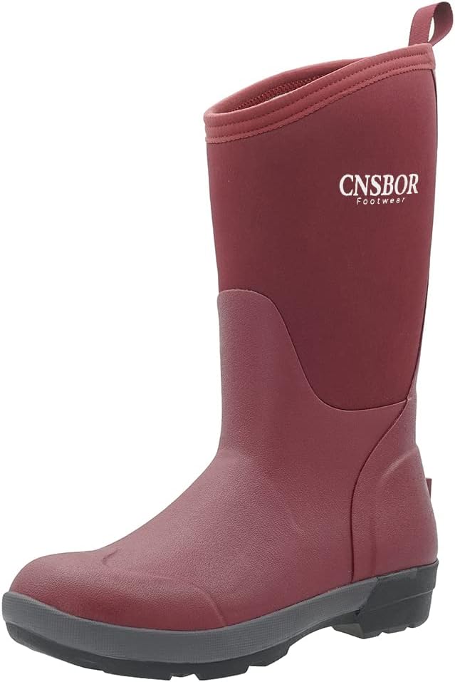 CNSBOR Women's Rain Boots Waterproof Rubber, Slip Kuwait