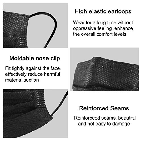 100Pcs Disposable Face Masks For Kids, 3-Ply Breathable Cute Safety Face Masks Children With Elastic Earloop For Girls Boys #TOP2