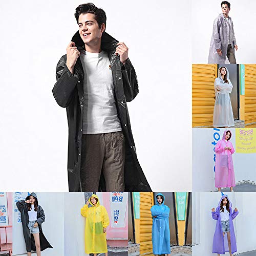 Blusea – Capa de chuva feminina, impermeável, para viagens ao ar livre, estilo siamês, para chuva, n
