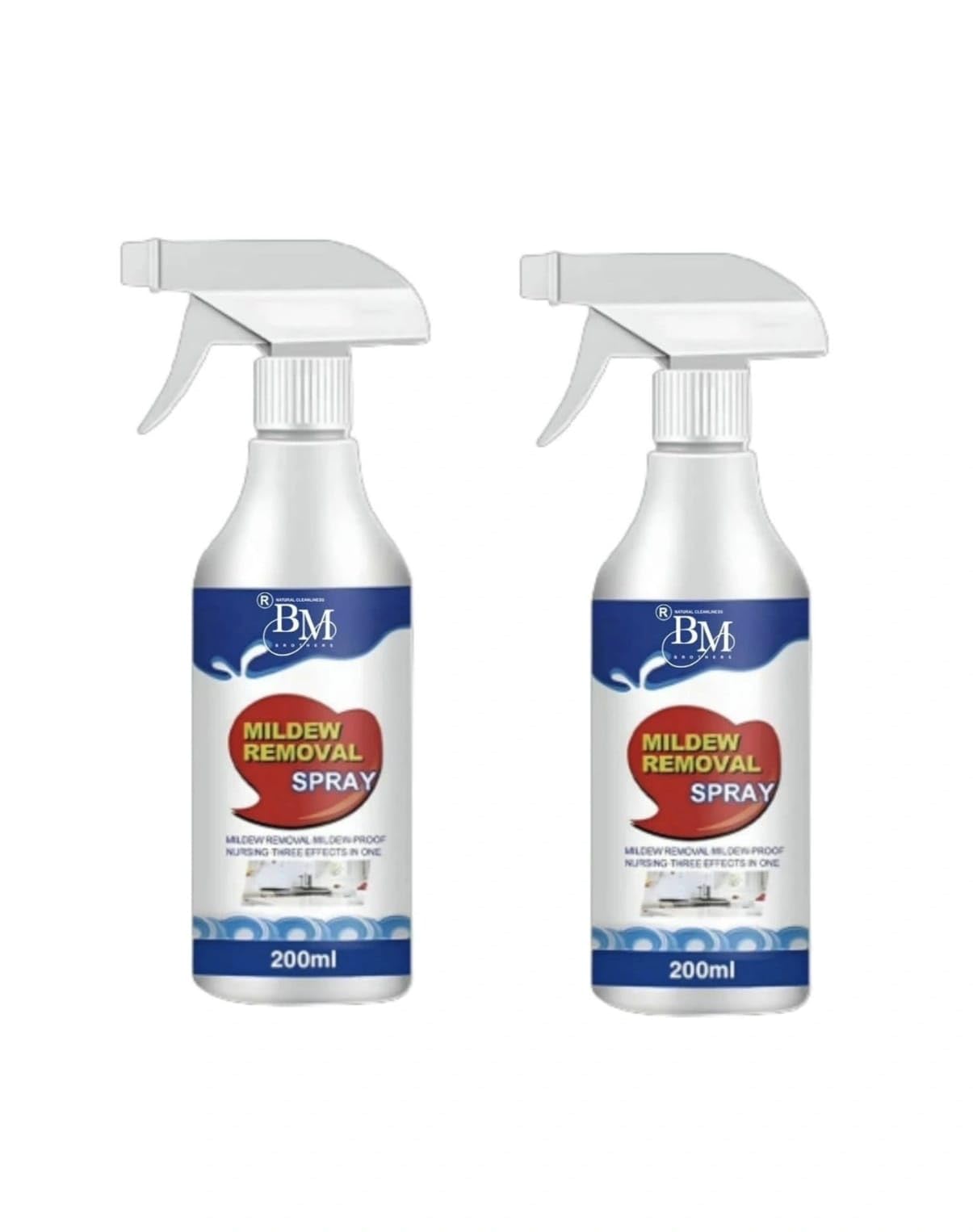 Multi-Surface Mold & Mildew Remover Spray 200ml | Fast Acting Anti-Fungal Cleaner for Walls, Wood, Furniture & Bathroom | Powerful Home Mold Cleaning Solution (2, 400)-image-12