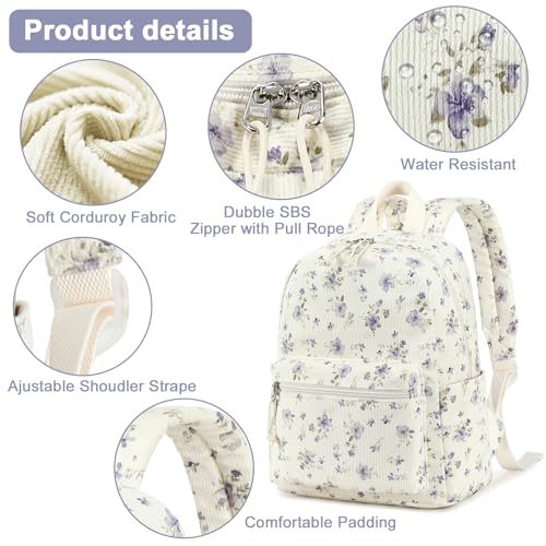 Image of Girls Backpack for Kids Elementary Bookbag Girly School bag Children Laptop Bag