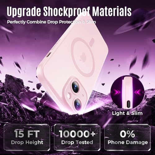 Image of Symcele Designed for iPhone 15 Plus Case, Pink