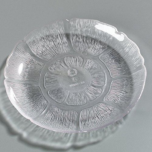 Carlisle FoodService Products Petal Mist Reusable Plastic Plate for Catering, Buffets, Restaurants, Polycarbonate (Pc), 7.68 Inches, Clear, (Pack of 36) - Image 4