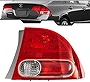 EPIC LIGHTING Rear Brake Tail Light Lens and Housing Assembly Replacement for Honda 2006-2008 Civic Base / Hybrid [ HO2801165 33501SNAA02 ] Right Passenger Side RH
