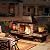 Sunjoy Outdoor Fireplace, Patio Wood Burning Fireplace with Steel Chimney, Mesh Spark Screen Doors, Fire Poker, and Removable Grate, Black