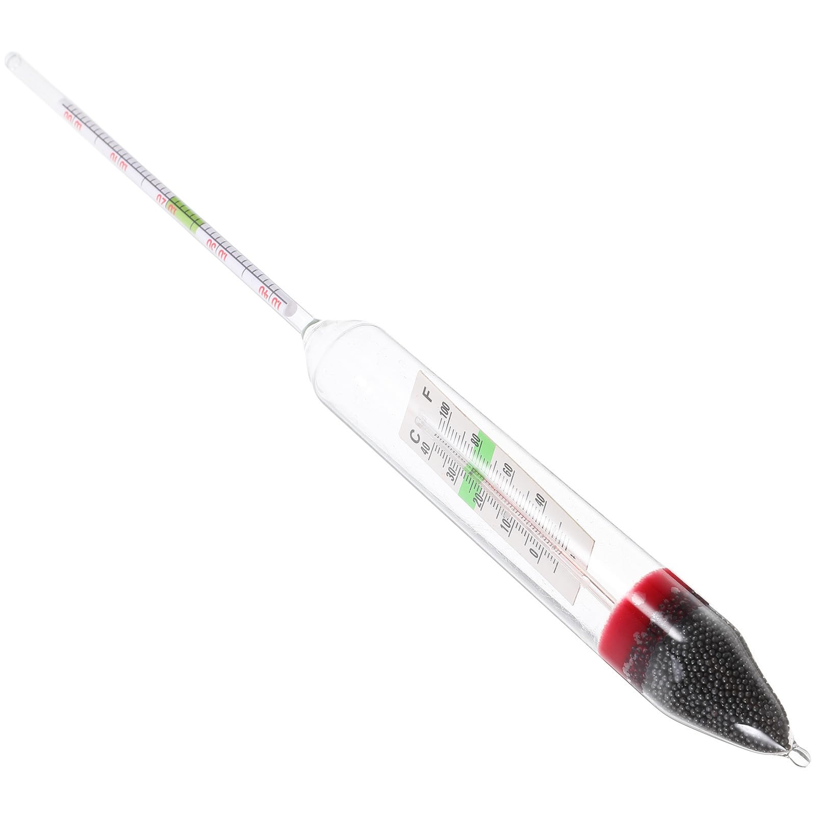 HEMOTON Aquatic Salinity Hydrometer Glass Manual Tester for Saltwater Aquarium Testing