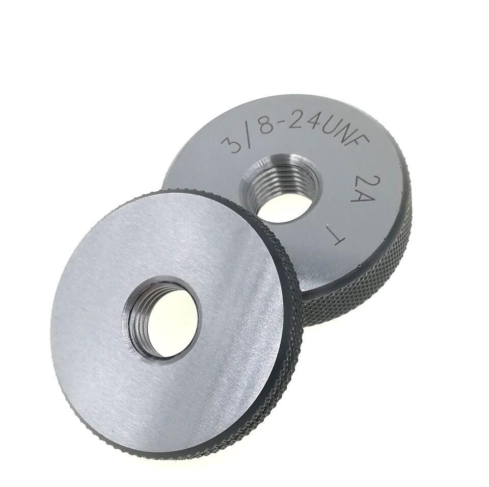 Thread Ring Gage 3/8-24 UNF 2A Thread Ring Gauge GO NOGO Inspection Gages