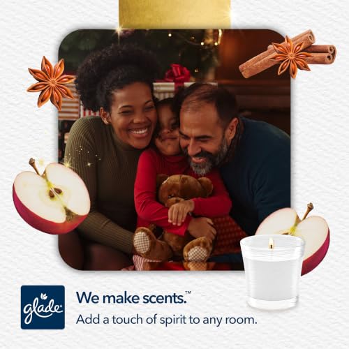 Glade Jar Candle, Warm Apple & Spices, 4.08oz., 3 Count - image 5