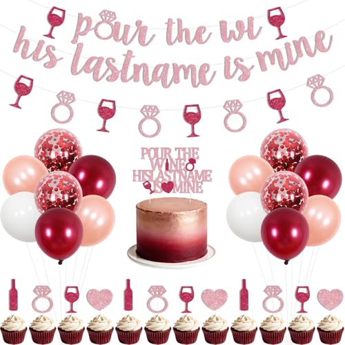 Funmemoir Pour the Wine His Last Name Is Mine �p�[�e�B�[�f�R���[�V���� - ���C���o�`�F�����b�e�e�[�}�o�i�[ �K�[�����h �P�[�L�g�b�p�[ �J�b�v�P�[�L�g�b�p�[ �o���[�� - �y�������j���Z�b�g �����p �Ō�̃t