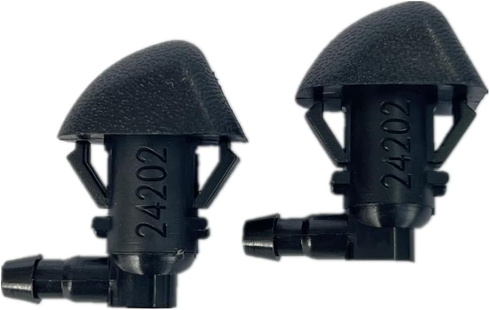 2PCS Windshield Washer Nozzles, Real Spray Style Wash Compatible with 76810-SZA-A01ZA 2009-2015 Pilot 5 Door Only, Pair of Front Water Jet