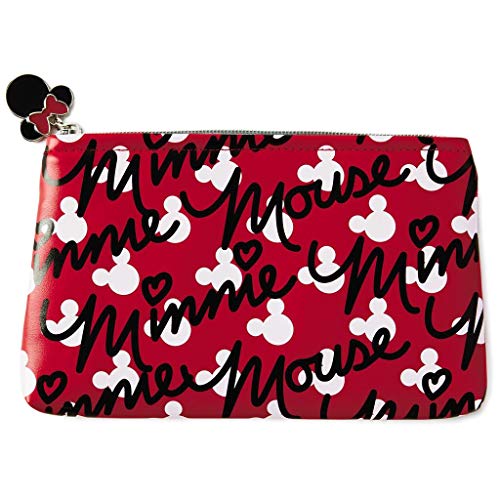 Disney Minnie Mouse Faux Leather Zippered Pouch