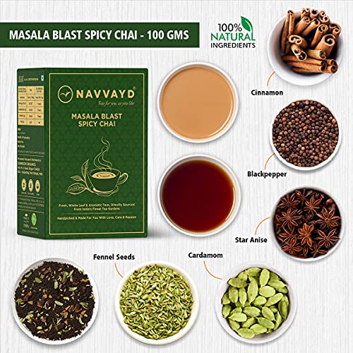 Té Masala Blast tradicional 100 Gm 50 tazas miniatura 4