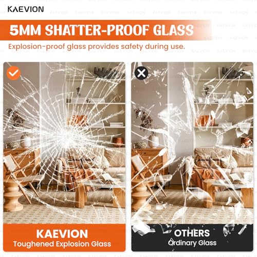 Image of 4x1 Ft Full Length Mirror Black Gold Frame, 5mm High-Definition Wall Mirror, Vertical or Horizontal Hanging Long Dressing Mirror for Entryway, Bedroom & Dressing Room