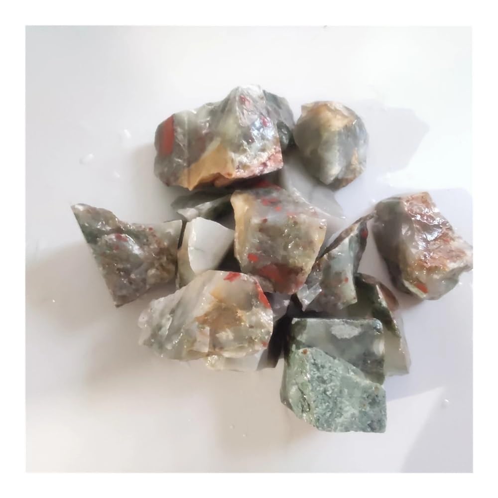 Pierre brute de sang de dragon en cristal de quartz de 100 g pour collection