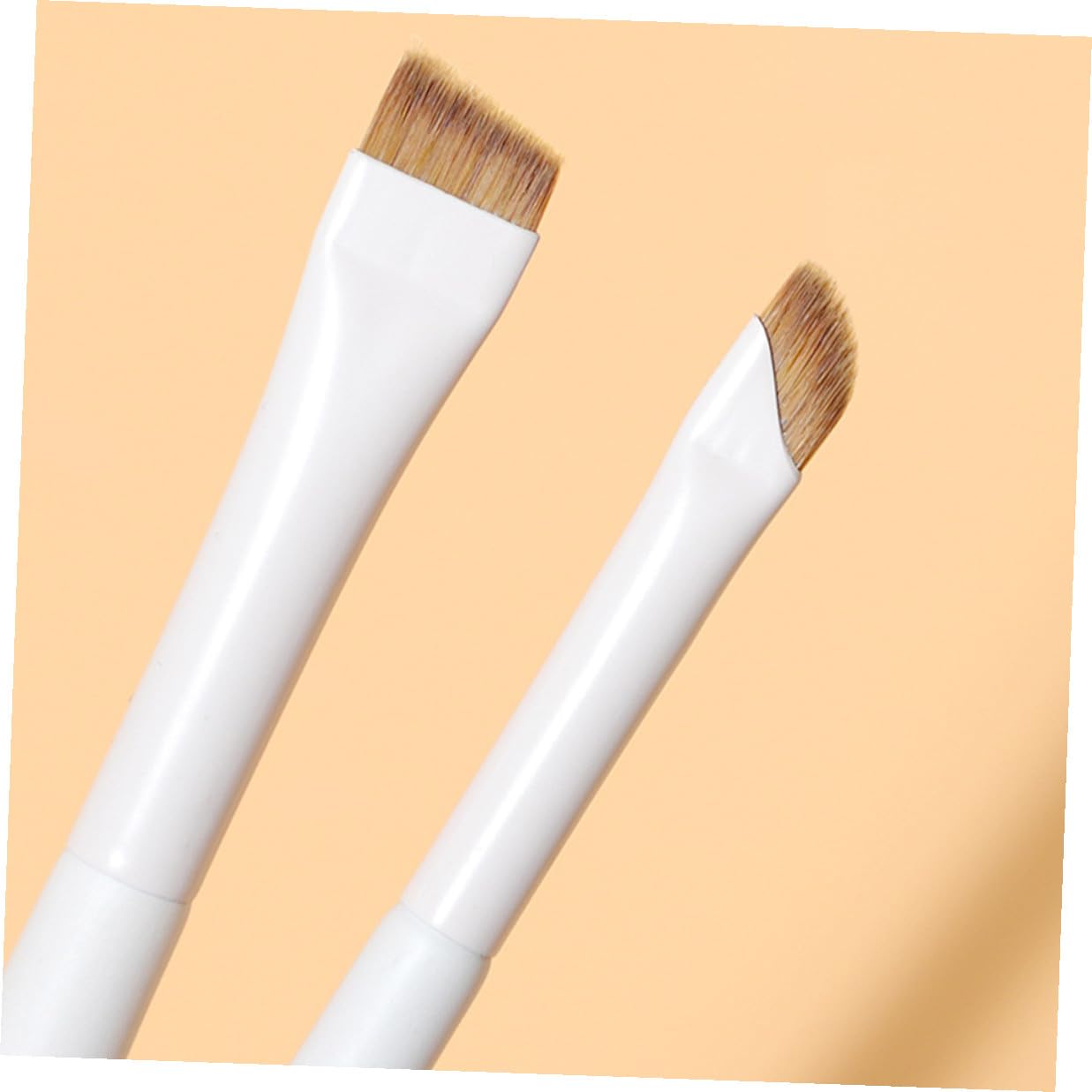 4pcs Makeup Eyeliner Brush Set with Ultra-thin Flat Tips, Precise Eye Liner and Eyebrow Brushes for Professional Eye Makeup Application, Portable Cosmetic Tools for Women