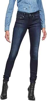 G-Star Women's Midge Cody Mid Skinny Jeans, Blue (faded blue