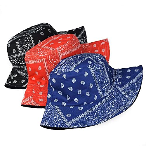 Weievarb Unisex Bucket Bush Hat, 2In1 Bandana