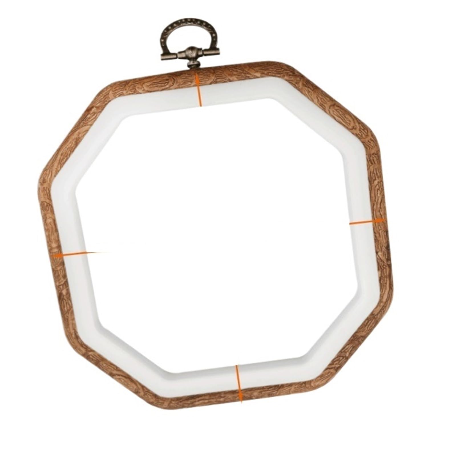 CQAHDSEVF Embroidery Hoop Circle, Mini Embroidery Hoop Set Multicolor Wood Plastic RoundOval Hoops Cross Stitch Needlecraft(Color 1)