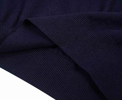 Krumba Men Oversized Sweater Vest: Plus Size Big Tall V Neck Cotton Pullover4