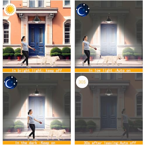 Vanpus Motion Sensor Light Bulb, E27 LED Light Bulb, Auto On/Off Radar Sensing Bulb - Image 3