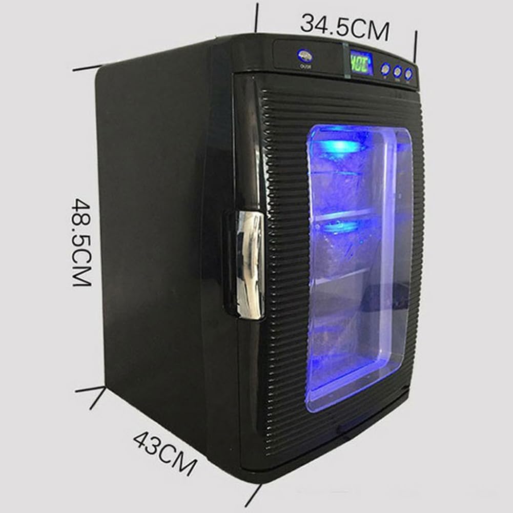Incubadora portátil de huevos de reptiles, caja de tortuga lagarto camaleón con doble control de temperatura para reptiles pequeños, observación de iluminación LED eléctrica
