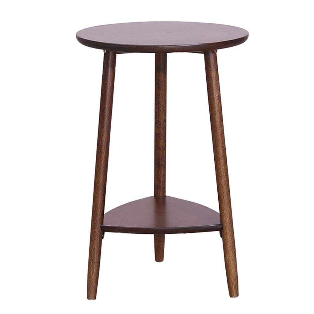 Amazon｜ミッドセンチュリーサイドテーブル、無垢材のリビングルーム