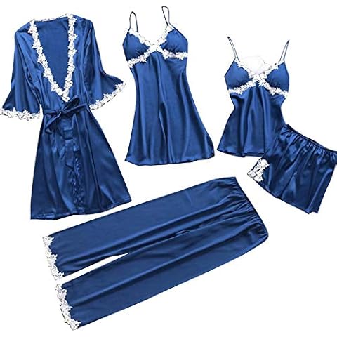 Ensemble de Pyjama Satin Femme Générique Cover