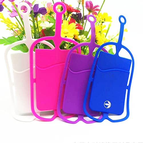 Ggomi 2 pçs suporte de telefone celular cordão de silicone capa protetora alça de pulso cartão de tr