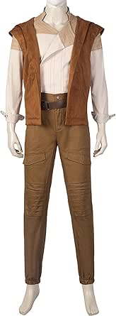 Amazon.com: Jannoyra Roguee One Cassian Andor Cosplay Vest Shirt Pants ...