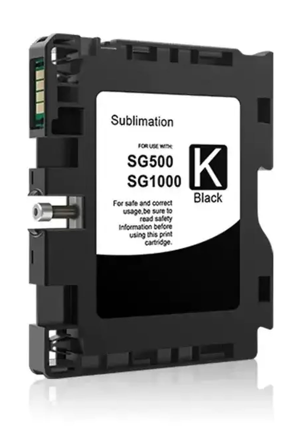 Cartucho de Tinta de sublimación térmica Compatible con impresoras SG500 SG1000 Que Incluyen Cartuchos de Tinta SG500 A3 y SG100 con Chip para la impresión de sublimación(BK)